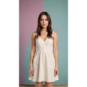 Alter’d State White Fit & Flare Dress Small – Graduation, Bridal Shower, Rehears